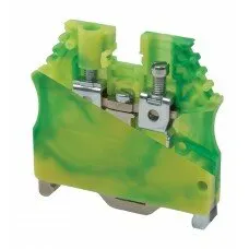 Фото №0 Klemsan Клеммник на DIN-рейку 10 мм.кв., (земля); AVK6/10T