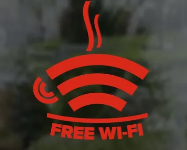 фото Наклейка «FREE Wi-Fi»