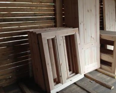 фото Деревянные окна заказ 800x900 (хвоя) двойное остекление