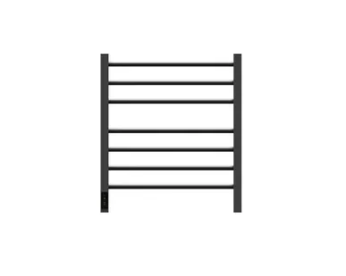 фото Полотенцесушитель электрический Point Веста PN70756GR П7 500x600, диммер слева, графит премиум