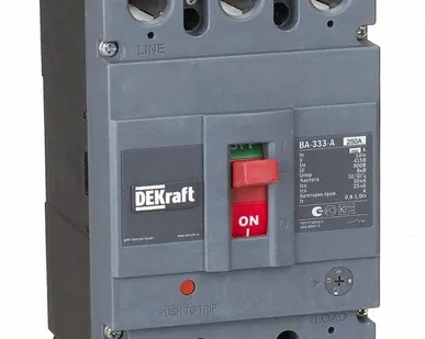 фото Выключатель автоматический 3п 250А диапазон уставок 200...250А 50кА ВА-333 SchE 21138DEK