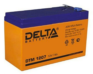 фото Delta DTM 1207 (12V / 7Ah), Аккумуляторная батарея