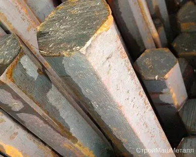 фото Шестигранник 51 мм ст 20 ГОСТ 2879