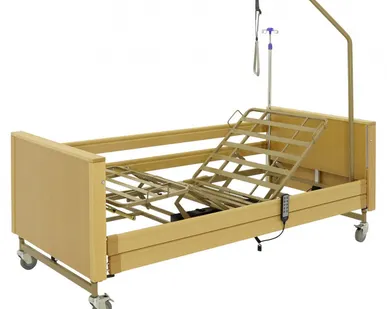 фото Кровать электрическая YG-1 (ЛДСП, цвет светлое дерево)+ матрас (KE-4024M-11)