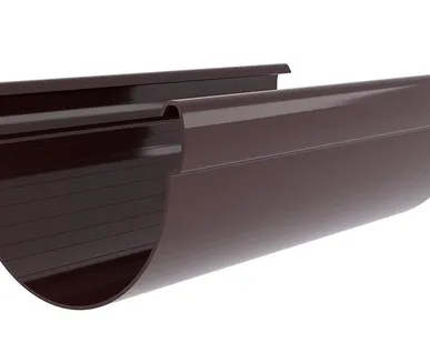 фото Желоб 135 ПВХ Grand Line 3м шоколадный (RAL 8017)