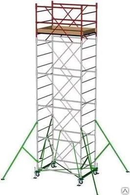 Фото №0 Вышка строительная тура "Вектор" Н=7.6м (площадка 2х1,2м)