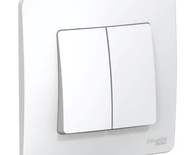 фото Выключатель 2-кл. СП Blanca 6А IP20 (сх. 5) 250В бел. SE BLNVS006501