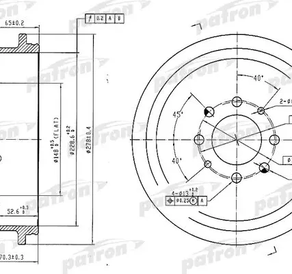 Фото №0 PDR1156 Барабан тормозной