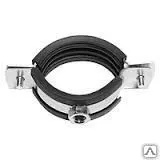 Фото №0 Хомут для крепления труб стандартный с уплотнителем 1"(32-35)