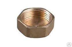 фото Заглушка латунь Ду25 ВР