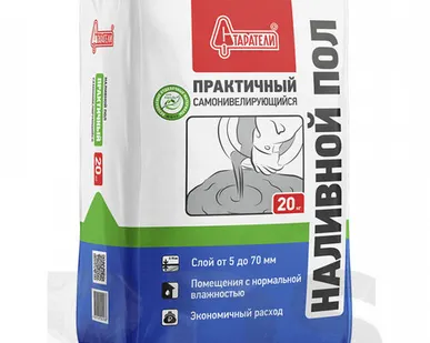 фото Наливной пол "Старатели" Практичный (для слабых оснований, 5-70мм) 20 кг (1/64)