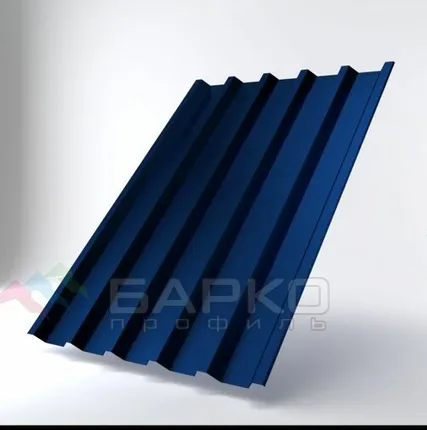 Фото №0 Профлист Н-44 - 1050 мм (1000 мм) RAL 5002 Полиэстер 0.65