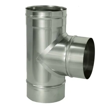Фото №0 Тройник "Дымок" 90° D200, AISI 439 (0.5)