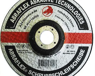 фото Диск зачистной А-24 Standart BF (металл) 125*6*22 ABRAFLEX