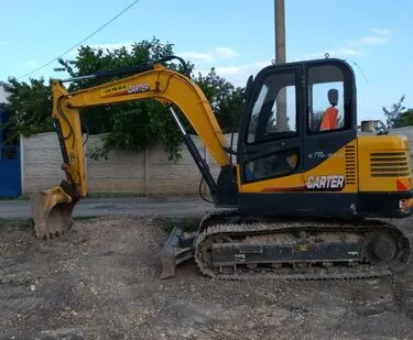 фото Разработка грунта экскаватором