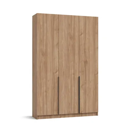 Фото №0 Босс Стандарт 135*220 шкаф распашной 3Д + ящики Орех Селект