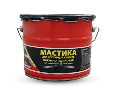 фото Мастика битумно-резиновая СТН Standart, ведро 
3 кг СТН