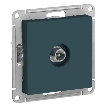 Фото №0 Механизм розетки TV оконечной AtlasDesign 1DB изумруд SchE ATN000891