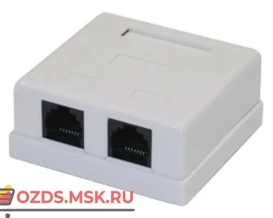 фото REXANT 2RJ-45 CAT5e Компьютерная розетка