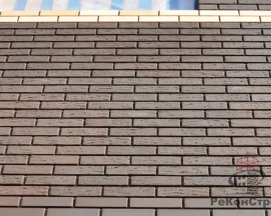 фото КИРПИЧ BRAER Лицевой коричневый, риф 1 НФ