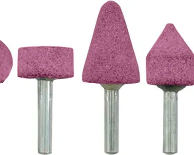 фото Шарошки абразивные для фигурных отверстий по металлу хвостовик 6 мм
