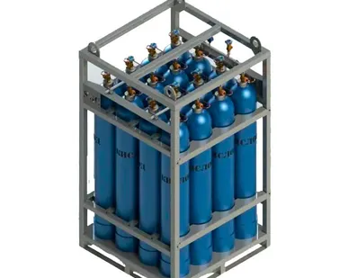 фото Моноблок газовый на 16 баллонов МБ-16-40-150 для кислорода