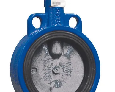 фото Затвор поворотный дисковый нерж.сталь AUMA VAG CEREX 300-W Ду 100