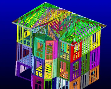 фото Производство металлокаркасов ЛСТК, термопрофиль