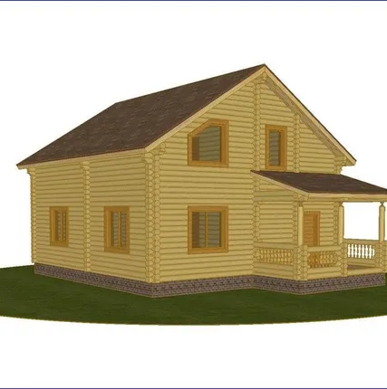 Фото №0 Деревянный дом из оцилиндрованного бревна Кедр диаметром 220 мм. - 340 мм.
в