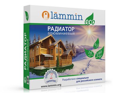 фото Алюминиевый радиатор отопления Lammin ECO AL-350
