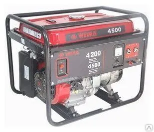 Фото №0 Бензиновый генератор WM4500 4.2кВт (4,5кВт макс. мощность) 220В