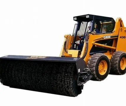 Фото №0 Аренда фронтального мини погрузчик case430 bobcat бобкат бобкет с щеткой