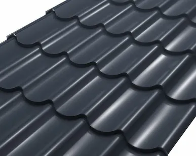 фото Профиль декоративный Классик 0.5 Rooftop Бархат SP RAL 7024 серый графит