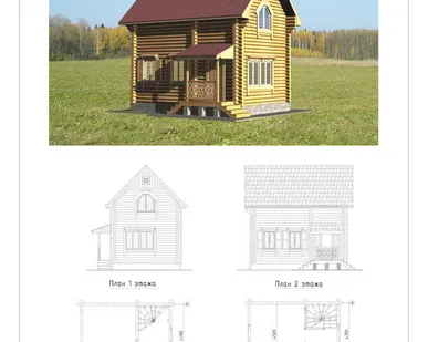 фото Жилой коттедж №23 63 м кв