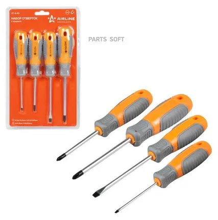 Фото №0 AIRLINE AT-4-43 Набор отверток 4 предмета