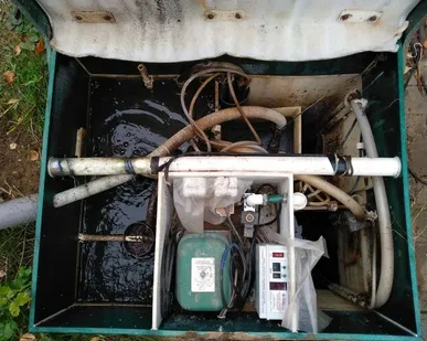 фото Достанем насос из скважины