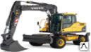 фото Аренда экскаватора полноповоротного колёсного Volvo EW 160