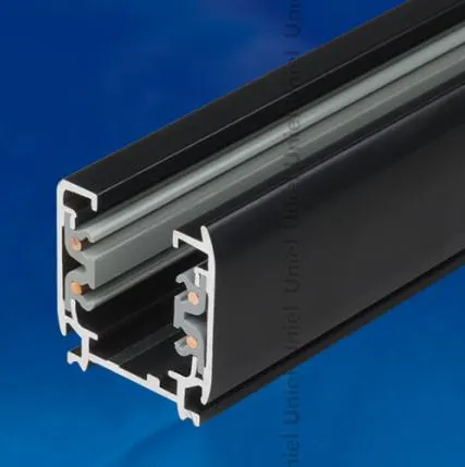 Фото №0 UBX-AS4 BLACK 300 POLYBAG Шинопровод осветительный, тип А. Трехфазный. Цвет — черный. Длина 3 м. Упаковка — полиэтиленовый пакет.