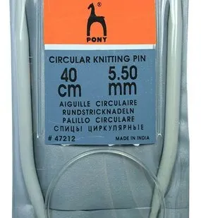 фото 47212 Спицы вязальные циркулярные 5,50 мм, 40см