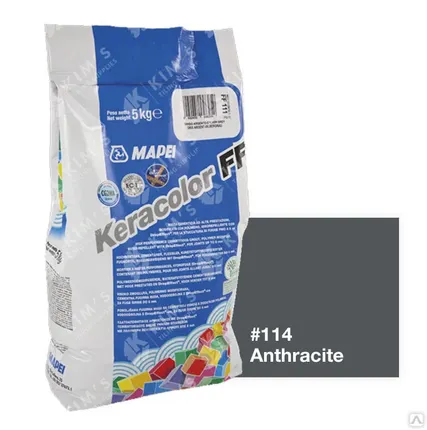 Фото №0 Затирка Mapei KeraColor FF-Alu 114/2 Антрацит 3797