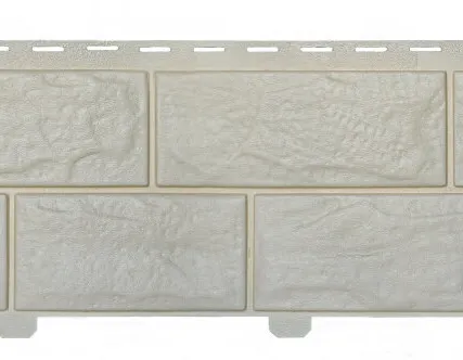 Фото №0 Формованный сайдинг Альта-Профиль Камень Вулканический цвет Перлит