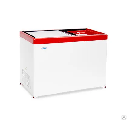 Фото №0 Морозильный ларь с прозрачной стеклянной крышкой МЛП 400