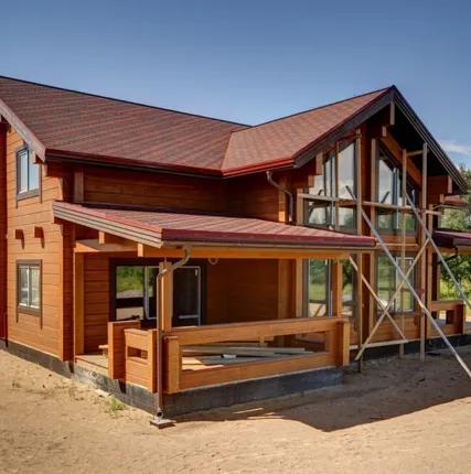 Фото №2 клееный брус, элитные дома, строительство