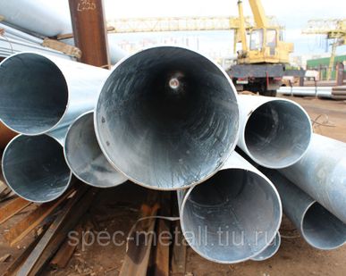 фото Труба оцинкованная 114x8,5 ст 20 ГОСТ 8732-78