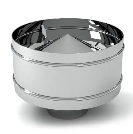 Фото №0 Дымник дефлектор 125мм для моно дымоходов 430 0,8мм