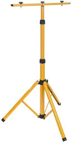 Фото №0 Штатив 68х68х160см для уст. двух прожекторов желтый IEK