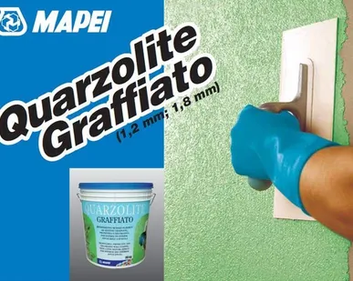 фото Декоративная штукатурка QUARZOLITE GRAFFIATO акрил