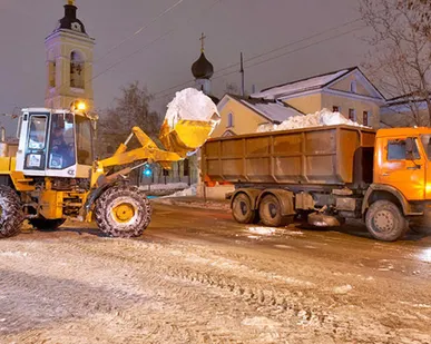 фото Услуги вывоза снега