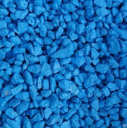 Фото №0 Декоративный голубой щебень