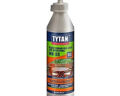 фото Клей ПВА TYTAN Professional для древесины D3 750 мл